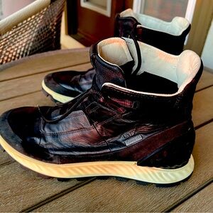 ECCO Made in Portugal Exostrike Mid Hiking Boots - Leather (size 13)